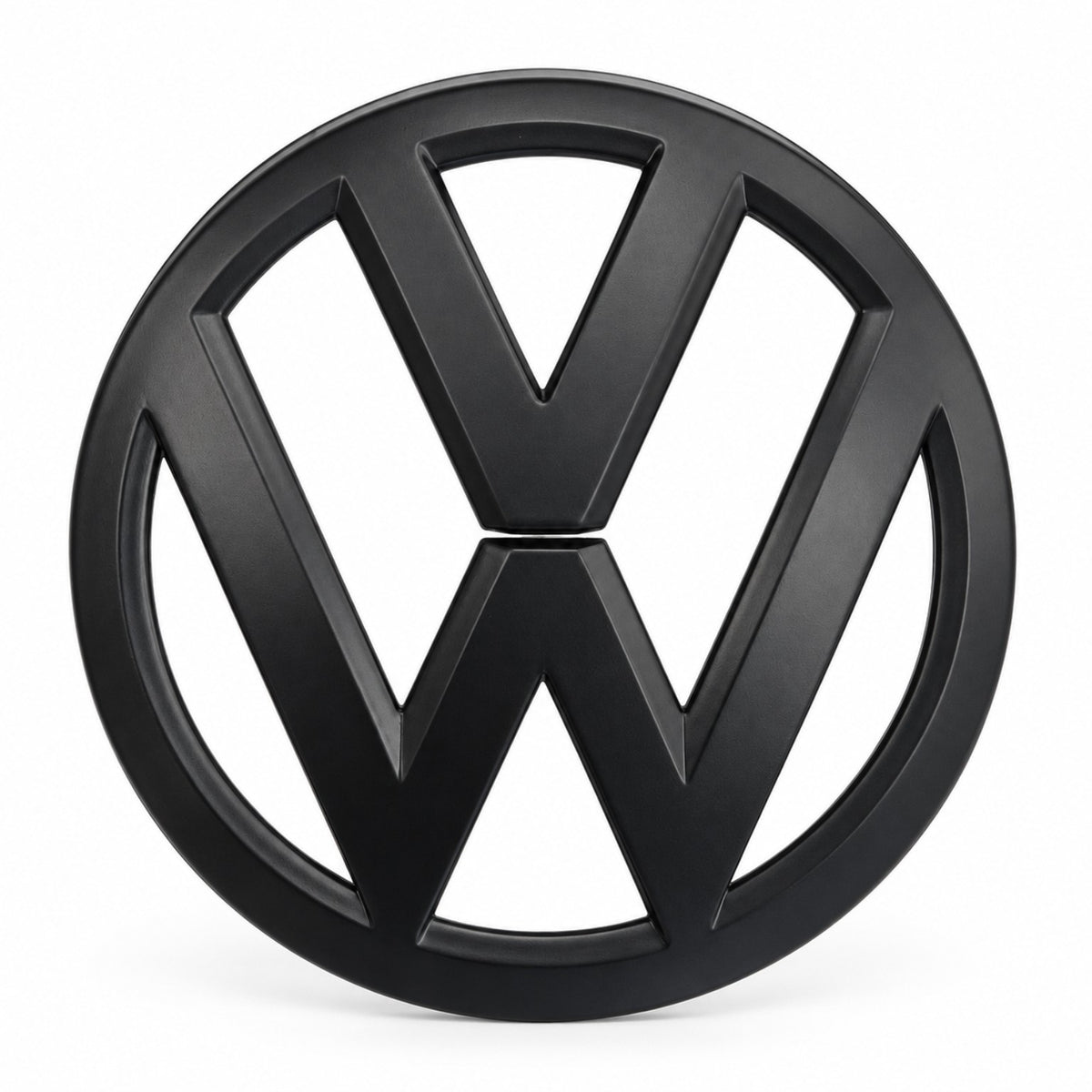 Matte black 135mm Golf MK7 front emblem