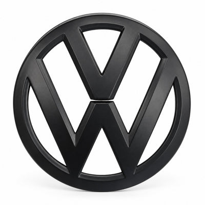 Matte black 135mm Golf MK7 front emblem