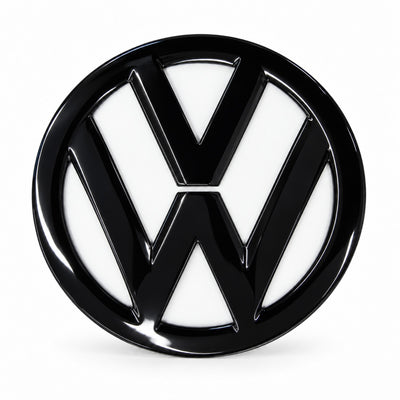 Gloss black 135mm Golf MK7 front emblem
