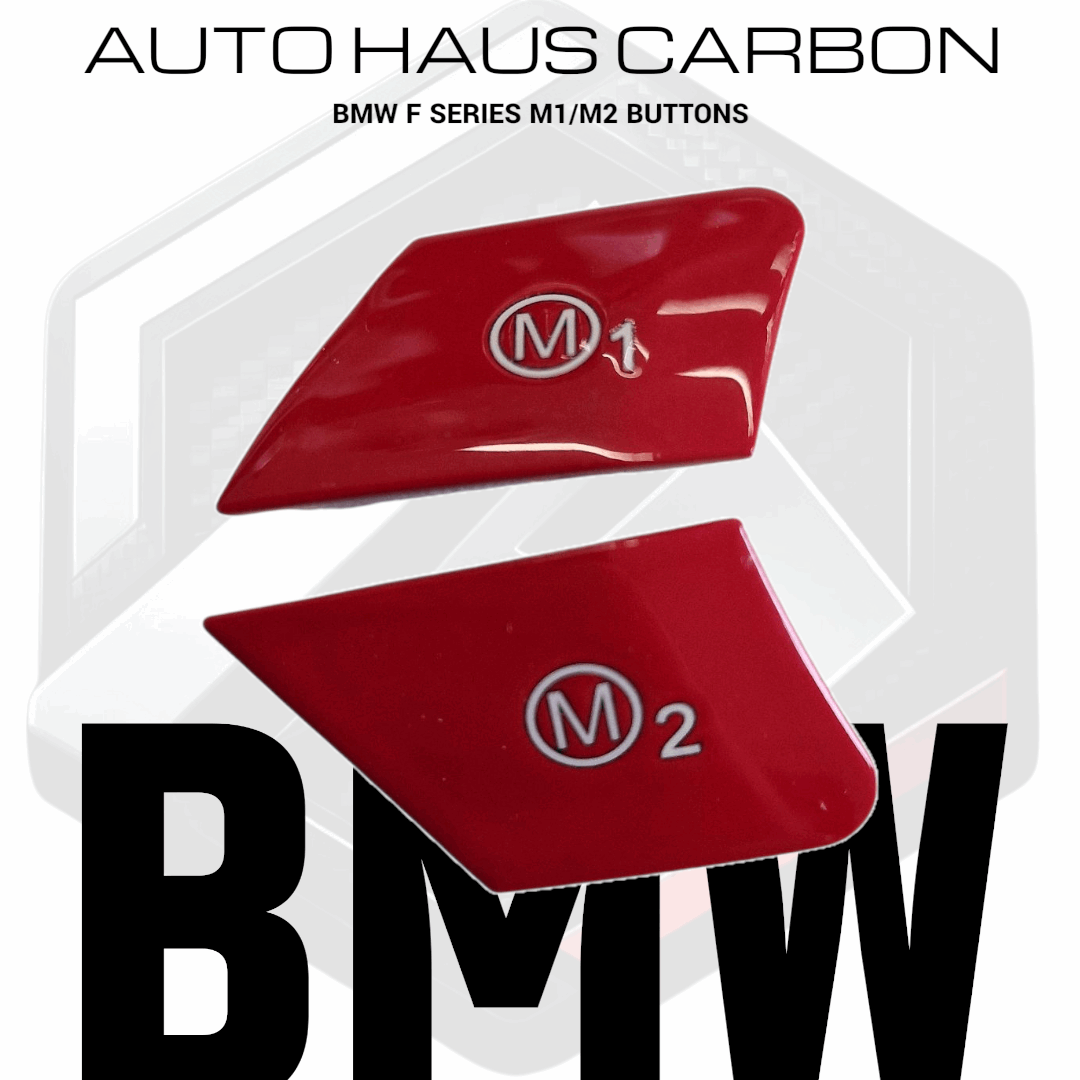 BMW F Series M1 M2 Buttons Red, Blue or Yellow Red