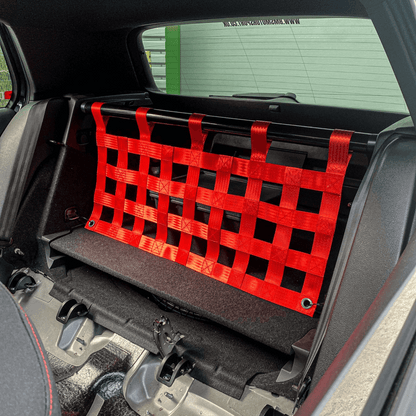 VW Golf Mk8 R GTI Strut bar and Cargo net