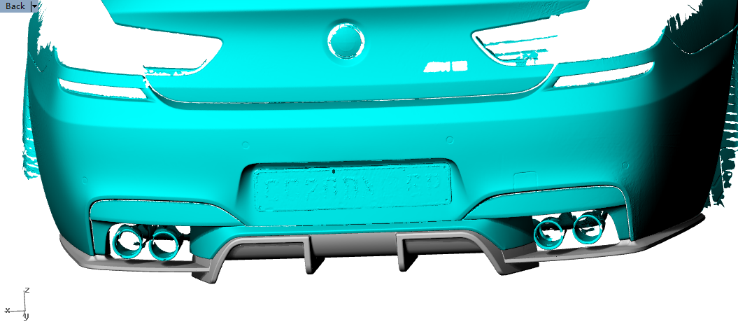 BMW 6Series F06 F12 F13 M6 Carbon Fibre Rear Diffuser