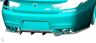 BMW 6Series F06 F12 F13 M6 Carbon Fibre Rear Diffuser