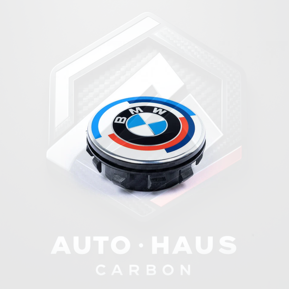 BMW Floating Centre Caps 56mm or 68mm 50th Anniversary
