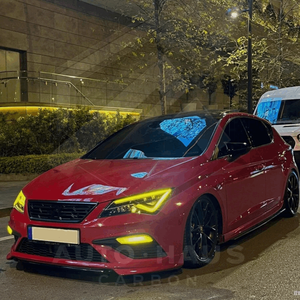 Seat Leon MK3 5F Cupra Yellow DRL Boards 2017-2020