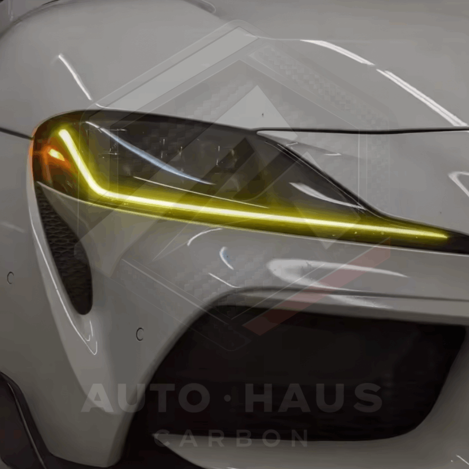 Toyota Supra GR A90 A91 MK5 (EU) Yellow DRL Boards 2020 - 2024