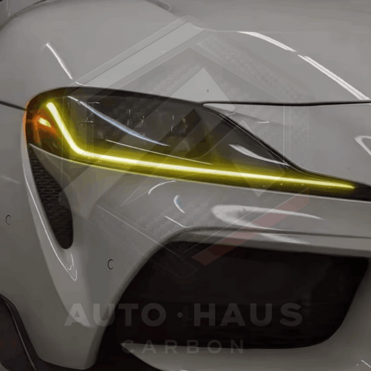 Toyota Supra GR A90 A91 MK5 (EU) Yellow DRL Boards 2020 - 2024