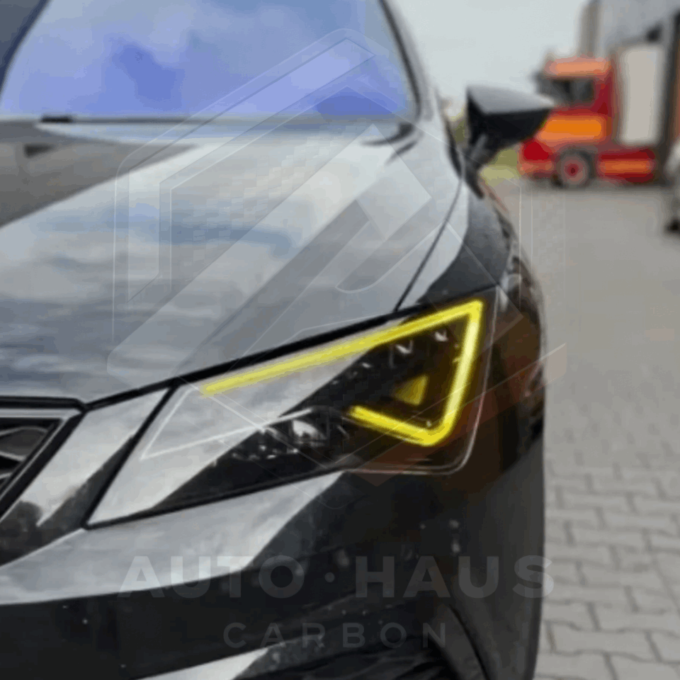 Seat Leon MK3 5F Cupra Yellow DRL Boards 2017-2020