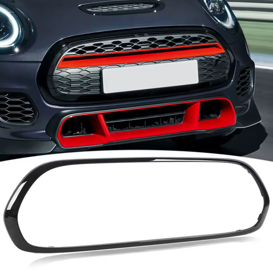 Mini F55 F56 F57 Cooper S One JCW Gloss Black Grill & Lights Trim Kit