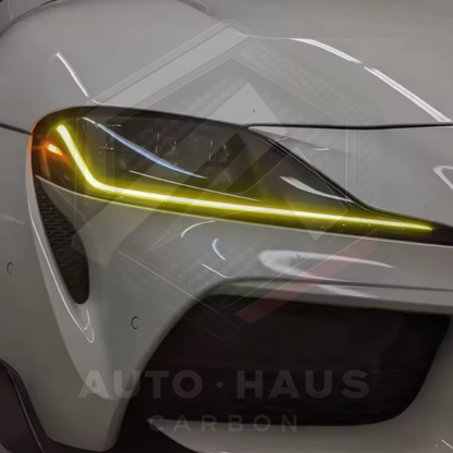 Toyota Supra GR A90 A91 MK5 (EU) Yellow DRL Boards 2020 - 2024