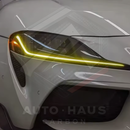 Toyota Supra GR A90 A91 MK5 (EU) Yellow DRL Boards 2020 - 2024