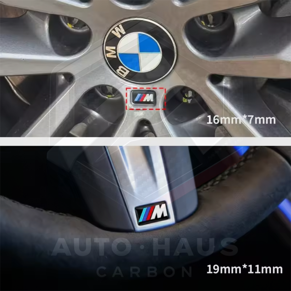 BMW ///M Alloy Wheel & Interior Decoration Badges 16/17/19mm