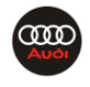 Aluminium Tyre Valve Caps - BMW Audi Mercedes VW SEAT & More Audi Rings & Text Black