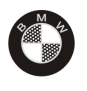 Aluminium Tyre Valve Caps - BMW Audi Mercedes VW SEAT & More BMW Carbon Roundel