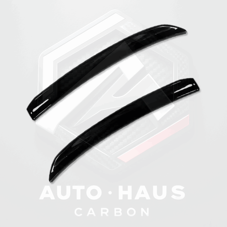 Mini Cooper F55 F56 JCW Rear Spoiler Lip Extensions 2014 on Black