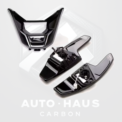 Volkswagen Golf MK8 Paddle Shifters & Steering Wheel Insert Set