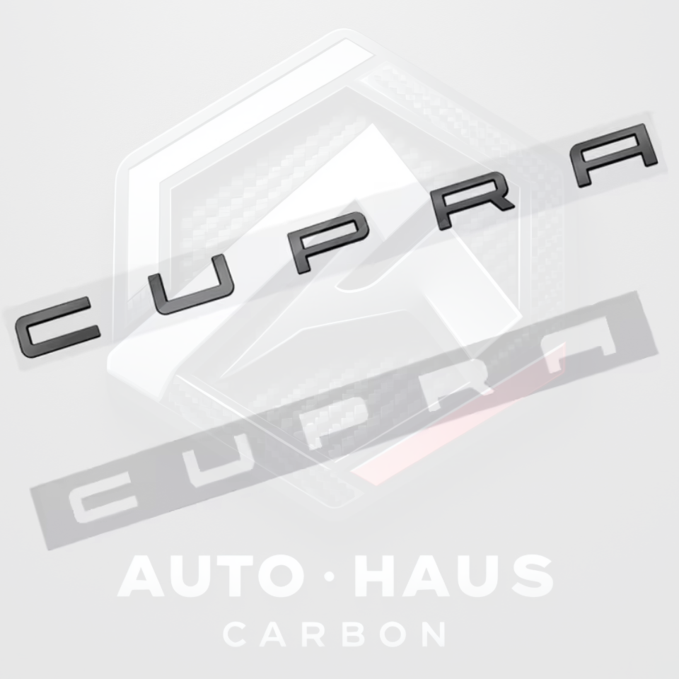 SEAT Cupra Rear Badges - Black Gold Silver Copper/Bronze Black