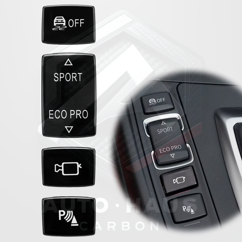 BMW F 1/2/3/4 Series Drive Mode ESP Buttons Red Blue Black