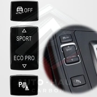 BMW F 1/2/3/4 Series Drive Mode ESP Buttons Red Blue Black