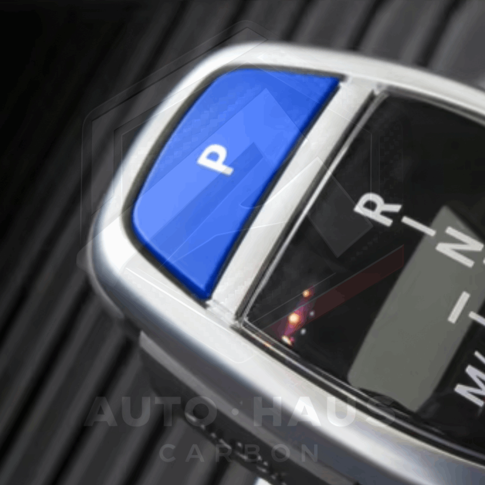 BMW F Series Park Button - Red Black & Blue Blue