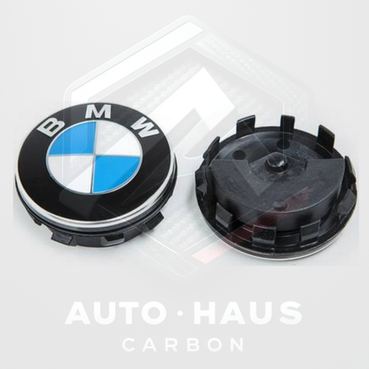 BMW Floating Centre Caps 56mm or 68mm Blue White