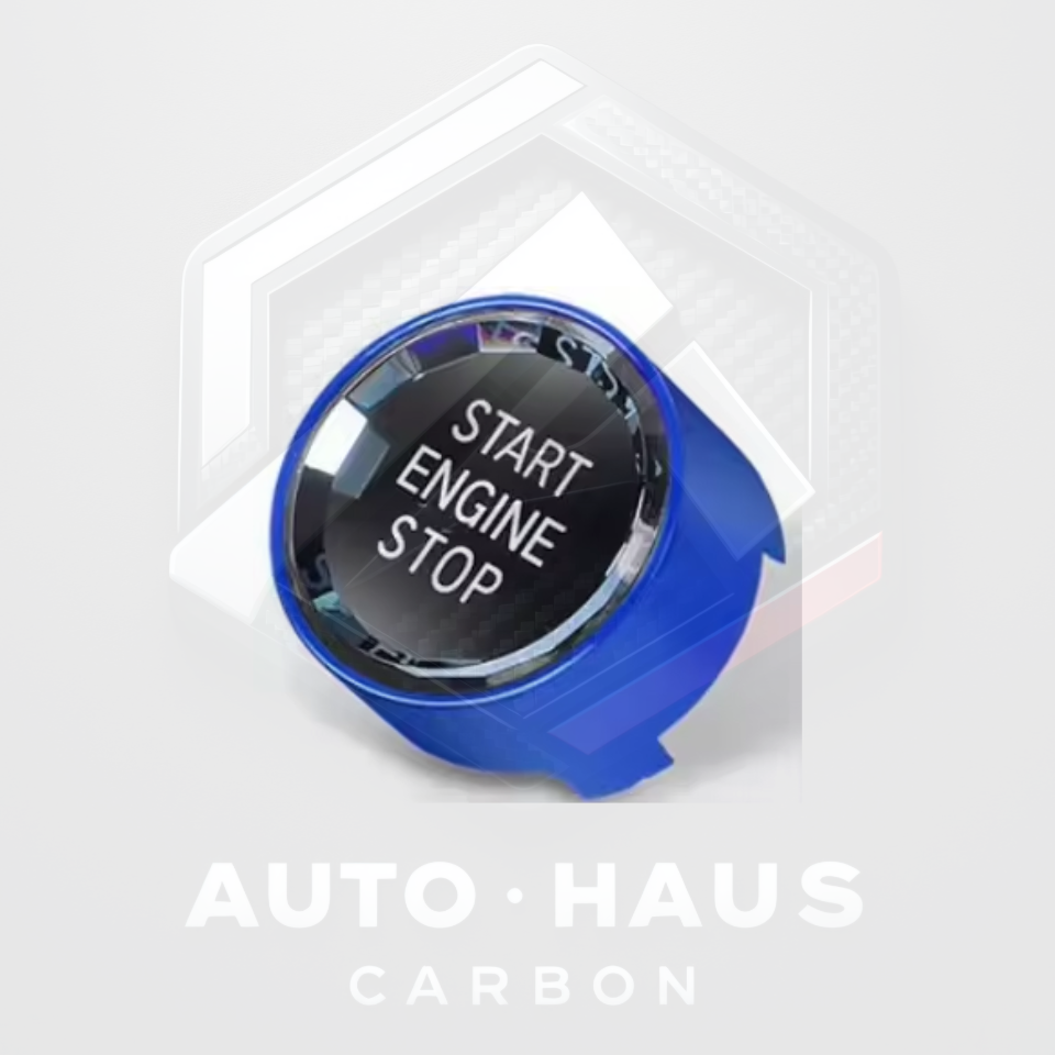 BMW F Series Crystal Start Button - 4 Colours Blue