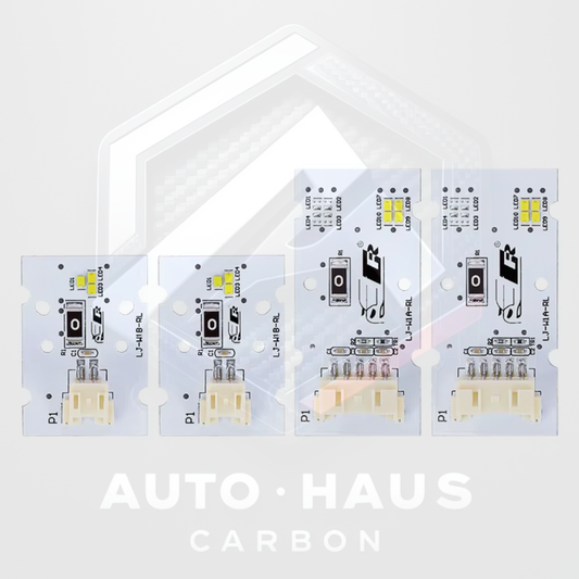 BMW F80 F82 M3 M4 Yellow DRL Boards LCI Adaptive Lights 2017-19