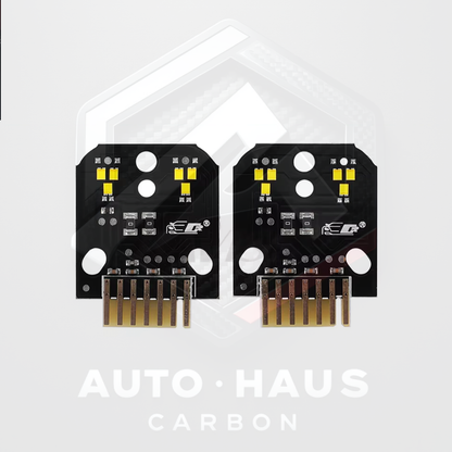 BMW X3 X4 M F97 F98 G01 G02 2017-21 CSL Yellow DRL Boards