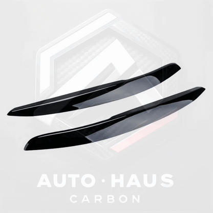 Volkswagen Polo Mk5 6R 6C Gloss Black Headlight Brows 2010-2017
