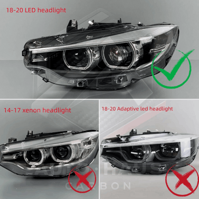 BMW F80 F82 M3 M4 LCI Yellow DRL Boards LED Non Adaptive 2018-20