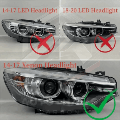 BMW F32 F80 F82 M3 M4 Pre LCI Yellow DRL Boards Xenon Headlights 2014-17