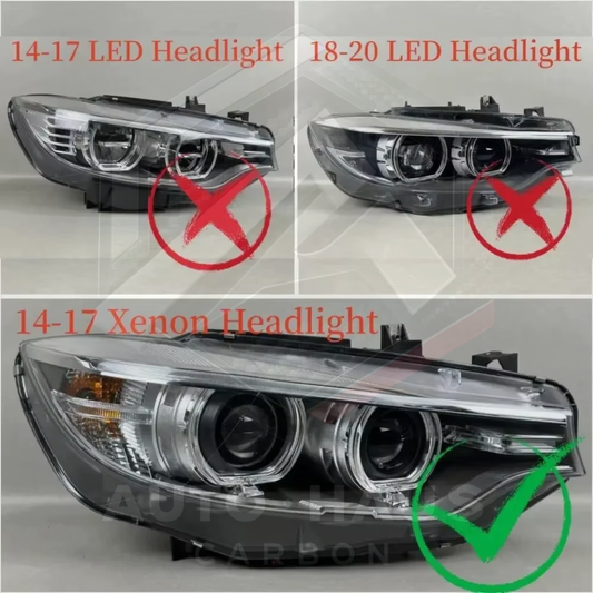 BMW F80 F82 M3 M4 Pre LCI Yellow DRL Boards Xenon Headlights 2014-17