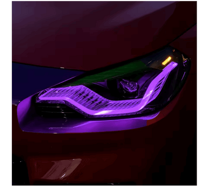 BMW 2 Series G42 G87 M240i M2 Purple DRL Boards 2022-25
