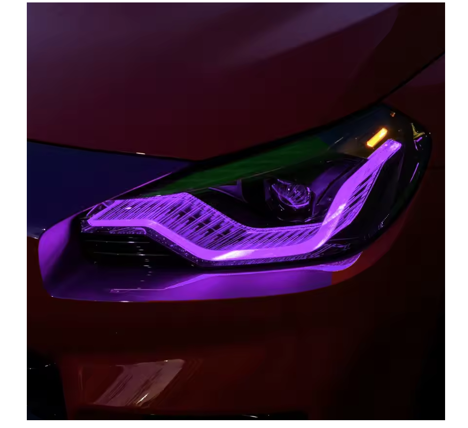 BMW 2 Series G42 G87 M240i M2 Purple DRL Boards 2022-25
