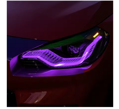 BMW 2 Series G42 G87 M240i M2 Purple DRL Boards 2022-25