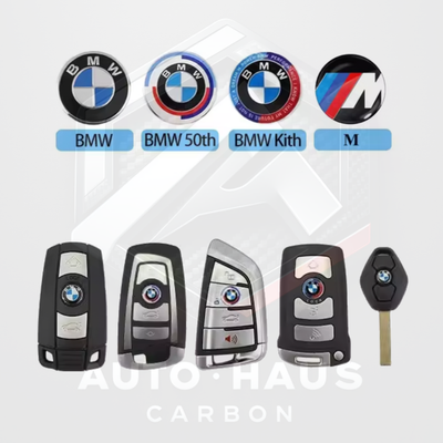BMW Keyfob Replacement Emblem Stickers 4 Styles - 11/14mm