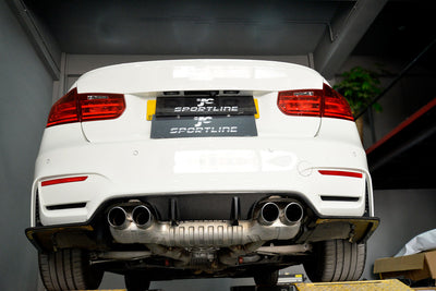 BMW M3 M4 F80 F82 F83 Carbon Fibre Rear Diffuser