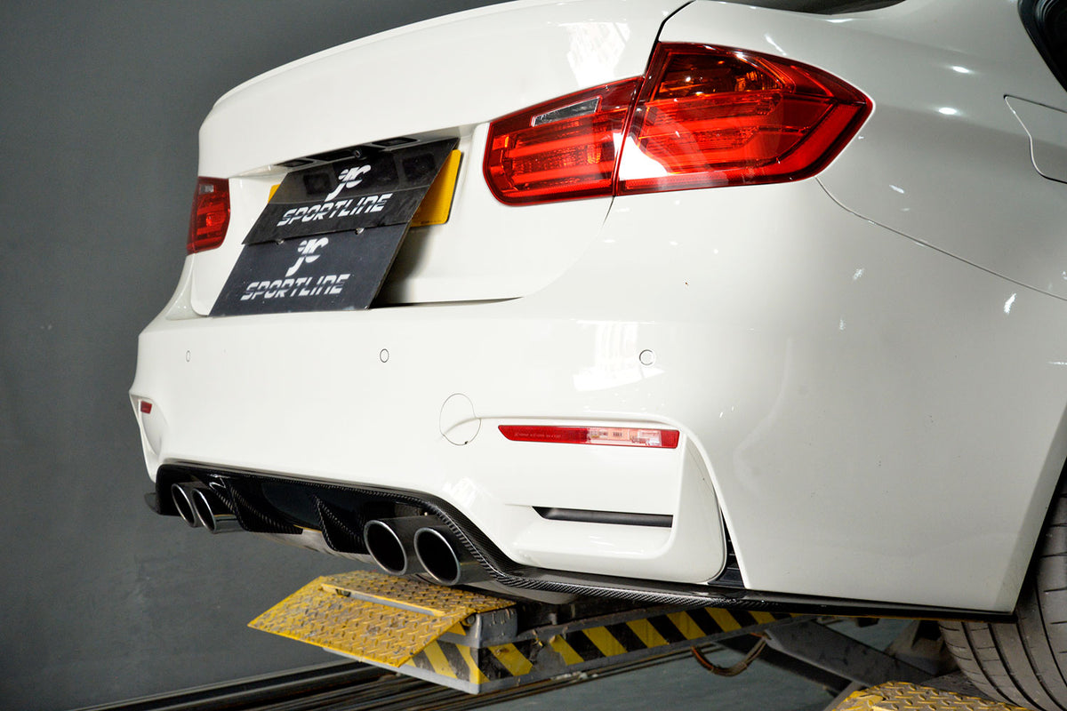 BMW M3 M4 F80 F82 F83 Carbon Fibre Rear Diffuser