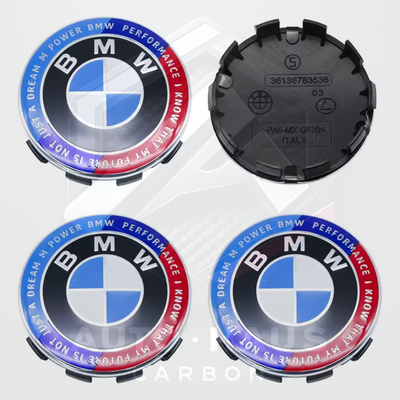 BMW E/F/G Series Centre Caps 56 or 68mm 50th Anniversary etc
