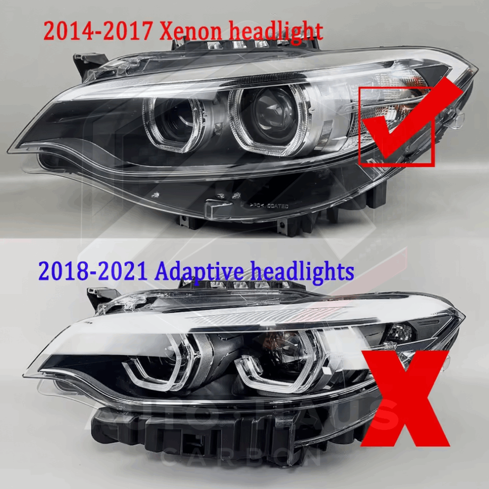 BMW 2 Series F22 F23 F87 Pre LCI Ice Blue DRL Boards for Xenon Headlights 2014-17