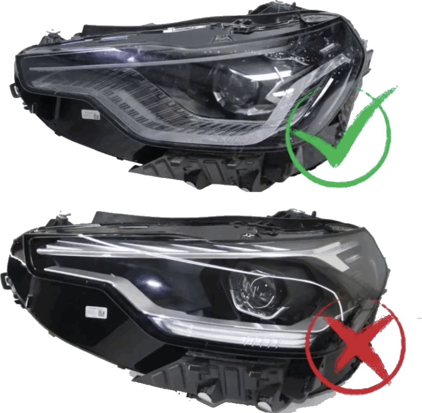 BMW 2 Series G42 G87 M240i M2 Purple DRL Boards 2022-25