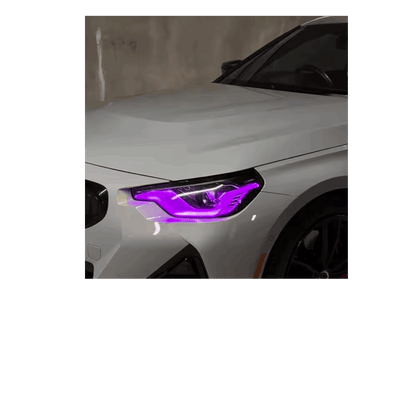 BMW 2 Series G42 G87 M240i M2 Purple DRL Boards 2022-25