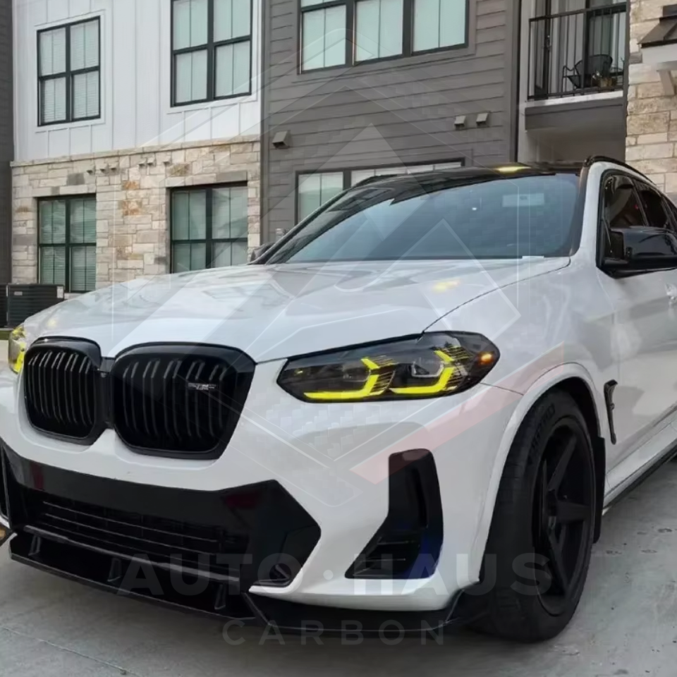 BMW X3 X3M X4 X4M G01 G02 CSL Yellow DRL Boards 2022 on