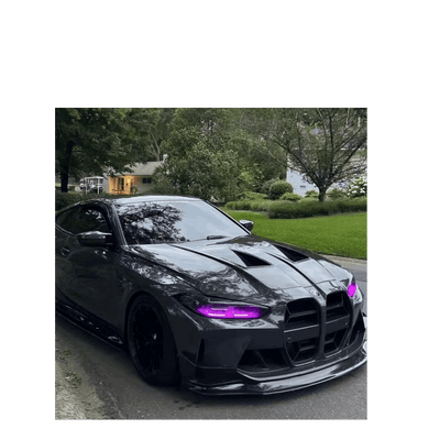 BMW G80 G82 M3 M4 G22 G26 4 Series NON Laser Purple DRL Modules 2021-23