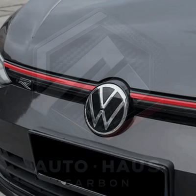 Volkswagen Golf 8 R-Line Grill De-Chrome Strip Red or Black 2020-2023
