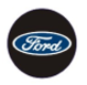 Aluminium Tyre Valve Caps - BMW Audi Mercedes VW SEAT & More Ford Blue Oval Black
