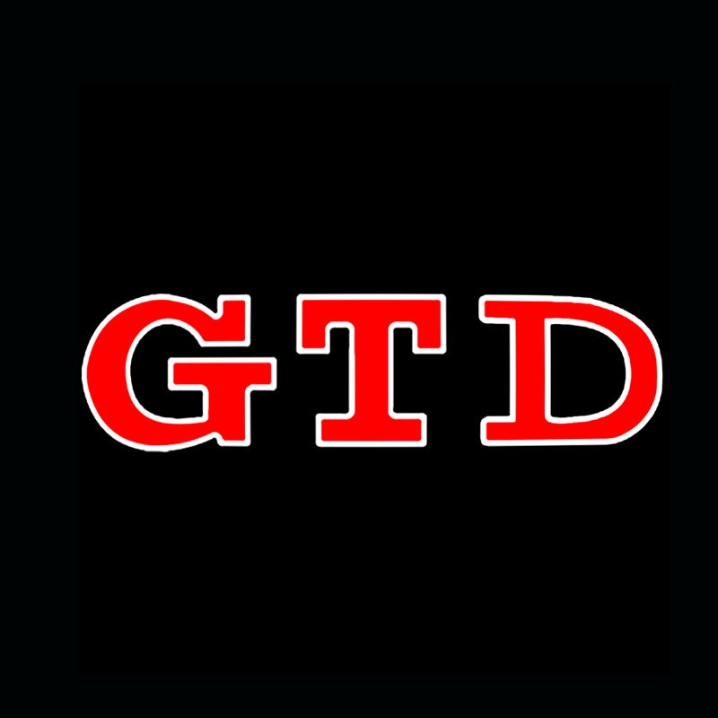 Volkswagen HD LED Door Projectors 2005 Onwards GTD Red