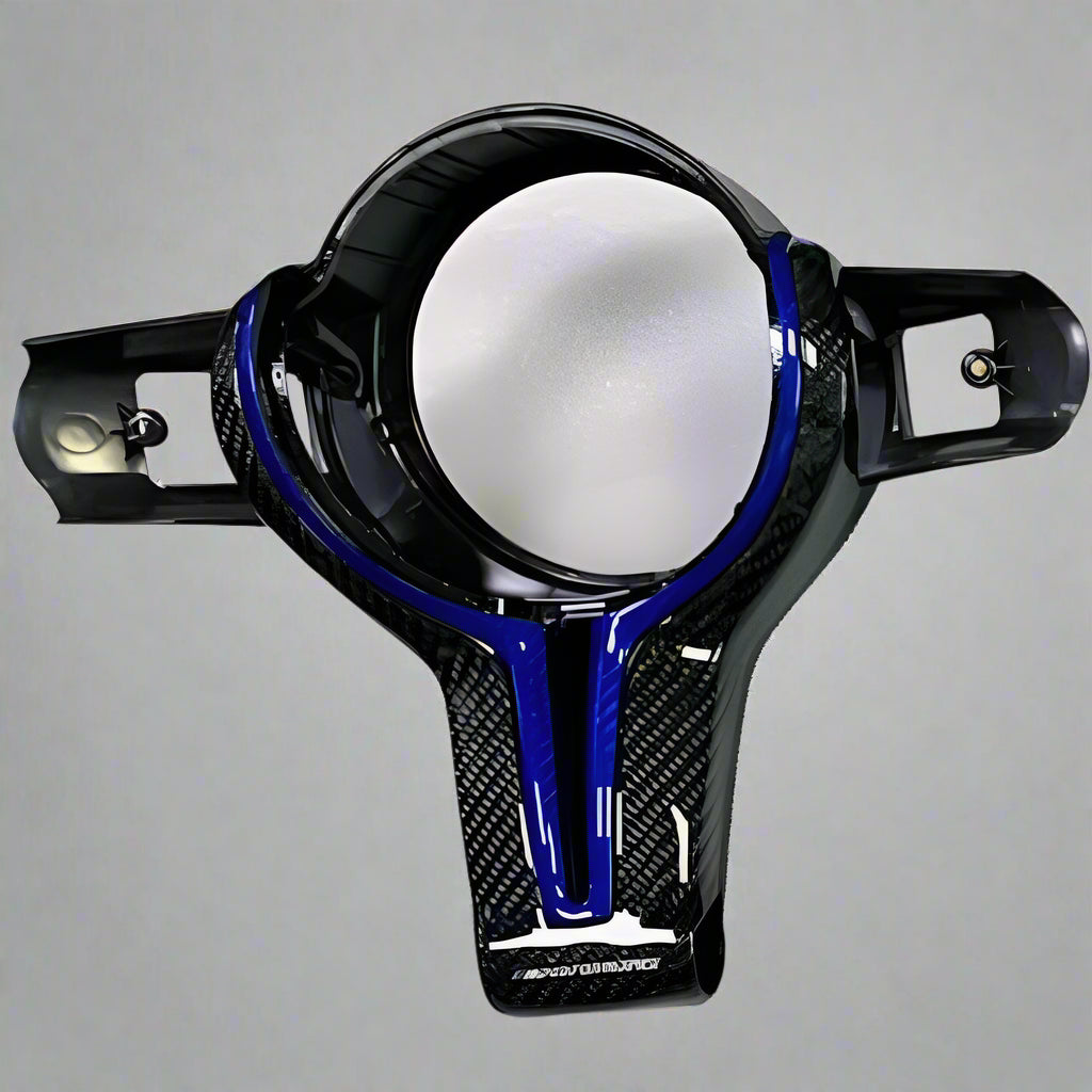 BMW F Series Gloss Carbon Centre Trim Multiple Styles Blue Carbon CS MPERFORMANCE