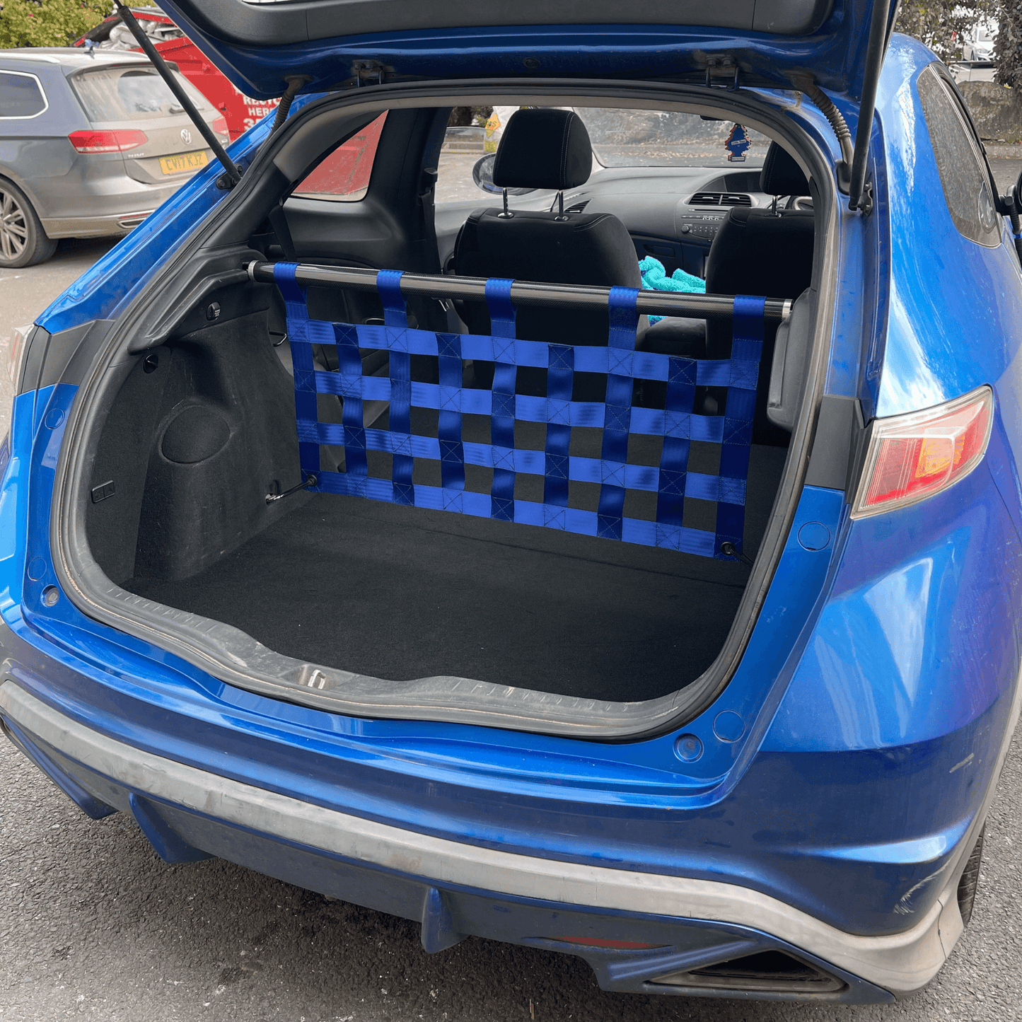 Honda Civic Mk8 FN2 Strut bar and Cargo net