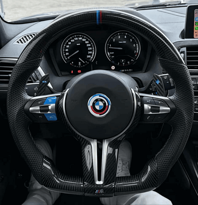 BMW F2x Gloss Carbon Flat Bottom Custom Order